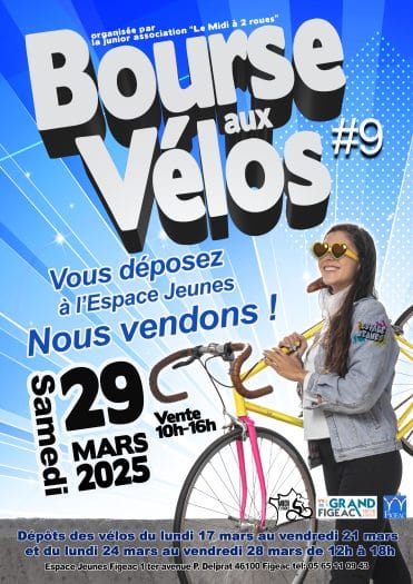 affiche bourse aux vélos 2025